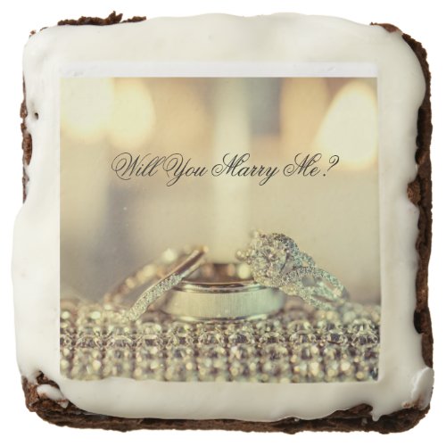 Gold Will You Marry Me Proposal Script Brownie