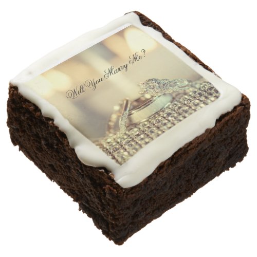 Gold Will You Marry Me Proposal Script Brownie