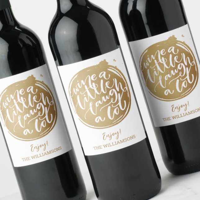 Gold Wine Lover Label (Creator Uploaded)