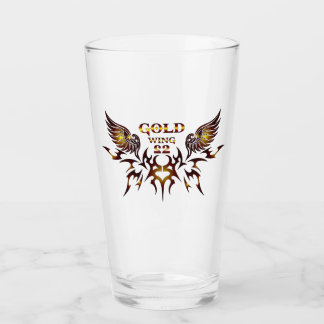 Gold Wing-2 Drinkware Glass