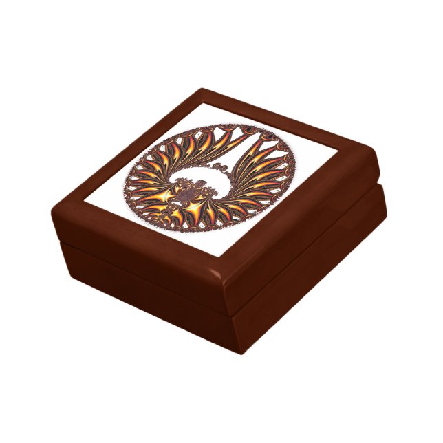 'Gold Wings' Jewelry Box (Side)