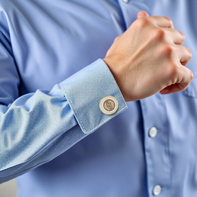 Gold Wings Monogram Cufflinks (Creator Uploaded)