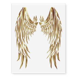 Gold Wings Temporary Tattoos