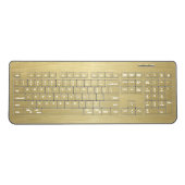 Gold Wireless Keyboard (Front)