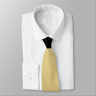 Gold with Black Knot Contrast Neck Tie