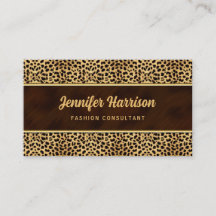 Gold with Cheetah Animal Print