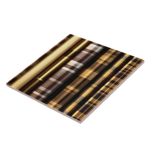 Gold Wood Trendy Art Lamperia Collection Ceramic Tile