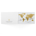 Gold World Map Adventure Destination Wedding