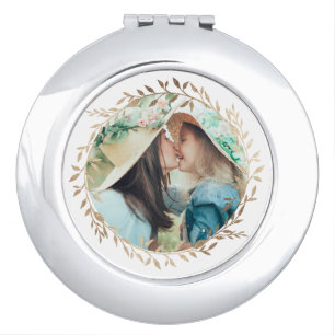 Gold Wreath Makeup Mirror