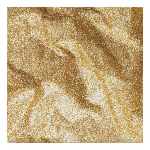 Gold wrinkled paper texture abstract background.go faux canvas print