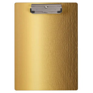 Gold Writing Clipboard