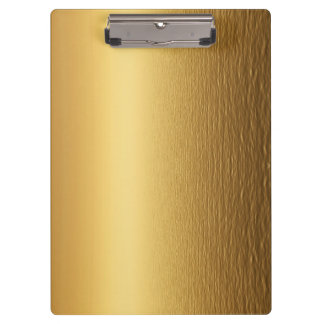 Gold Writing Clipboard