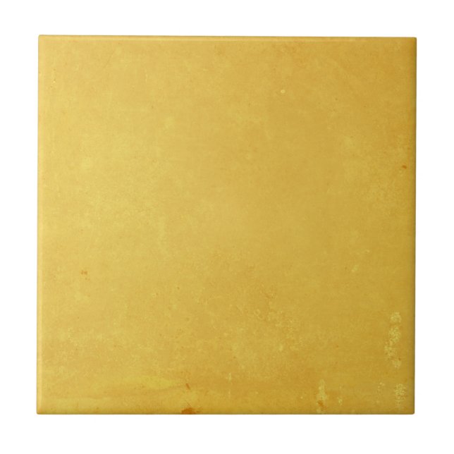 Gold yellow ceramic tile (Front)