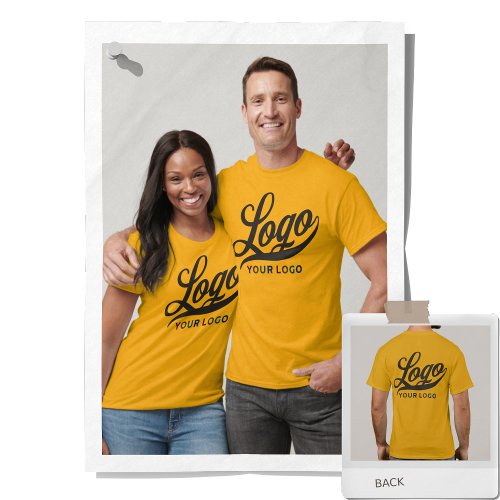 Gold Yellow Company Logo Swag Business Men Women T_Shirt