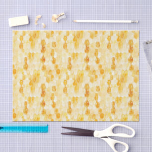 Gold Yellow Honey Birthday Tissue Paper