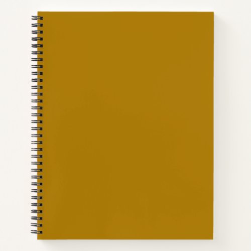 Gold Yellow Notebook
