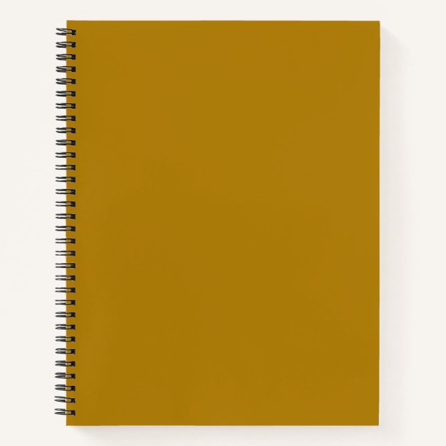 Gold Yellow Notebook (Front)