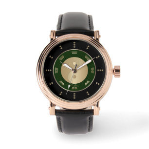 Gold Yin Yang Luxury Watch