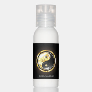 Gold Yin Yang on black Hand Lotion