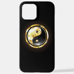 Gold Yin Yang on black iPhone 12 Pro Max Case