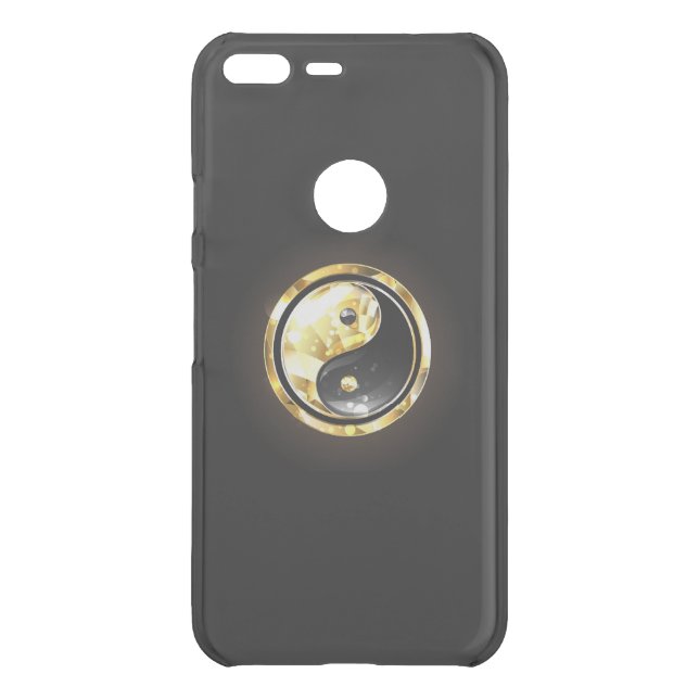 Gold Yin Yang on black Uncommon Google Pixel XL Case (Back)