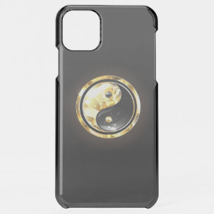 Gold Yin Yang on black iPhone 11 Pro Max Case