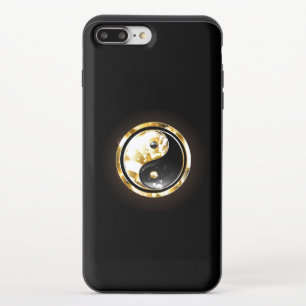 Gold Yin Yang on black iPhone 8/7 Plus Slider Case
