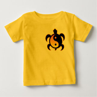 Gold Yin Yang Turtle 2-Sided Infant Shirts