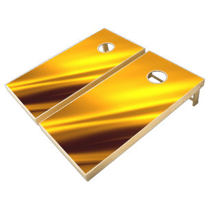 Gold   Zazzle_Growshop. Cornhole Set