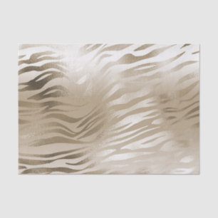 Gold Zebra & Leopard Print Ombre Tissue Paper