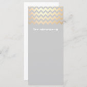 Gold Zig Zag Pattern Black (Front/Back)