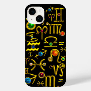 GOLD ZODIAC BIRTHDAY JEWELS,GEMSTONES,ASTROLOGY Case-Mate iPhone 14 CASE