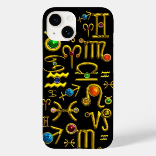 GOLD ZODIAC BIRTHDAY JEWELSGEMSTONESASTROLOGY Case_Mate iPhone 14 CASE