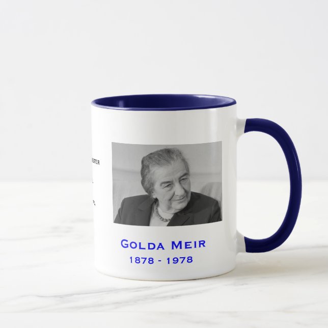 Golda Meir*, Israel Mug (Right)
