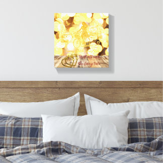 GoldAmsterdam Abstract Romantic Vintage StreetRide Canvas Print