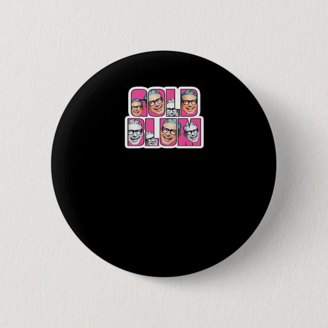 Goldblum Peekaboo Button (Front)