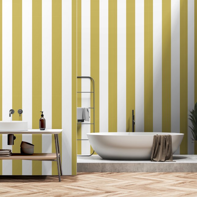 Golded Stripes Wallpaper (Bathroom)