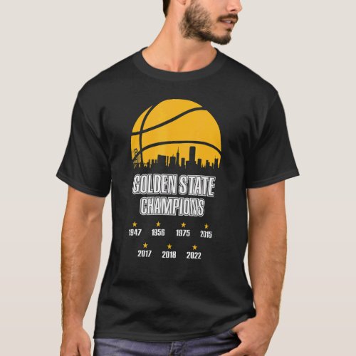 Golden 2022 Basketball For Men Women Warriors Tren T_Shirt