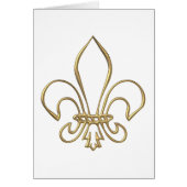 Golden "3-D" Fleur-de-lis (Front)