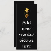 Golden "3-D" Grapes (Front/Back)