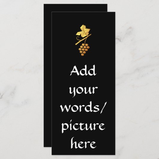 Golden "3-D" Grapes (Front/Back)