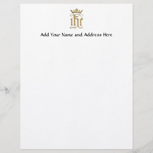 Golden 3_D IHC with Crown Letterhead
