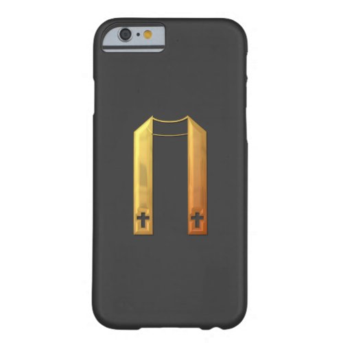 Golden 3_D Liturgical Stole Barely There iPhone 6 Case