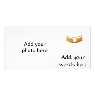 Golden "3-D" Priest/Minster Collar Card