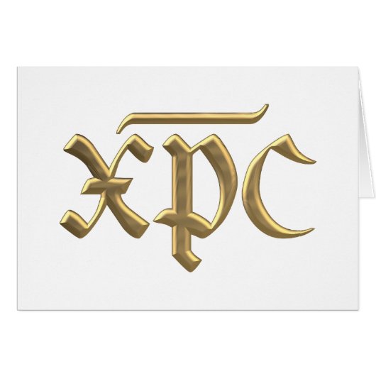 Golden "3-D" XPC symbol Cards (Front Horizontal)