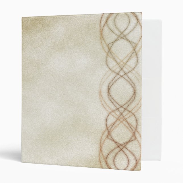 Golden 3 Ring Binder (Front/Inside)