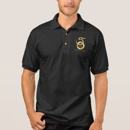 Golden 50th 50 Years Personalized Polo Sports