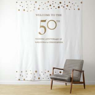 50th Anniversary Party Supplies | Zazzle