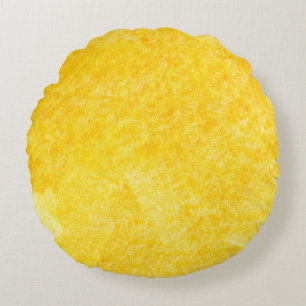 Golden abstract backgroundabstract, art, backgroun round pillow