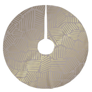 Golden abstract, elegant vintage background. brushed polyester tree skirt